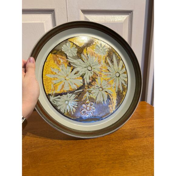 Vintage Mikasa Indian Summer 12” Japanese Stonewear Platter